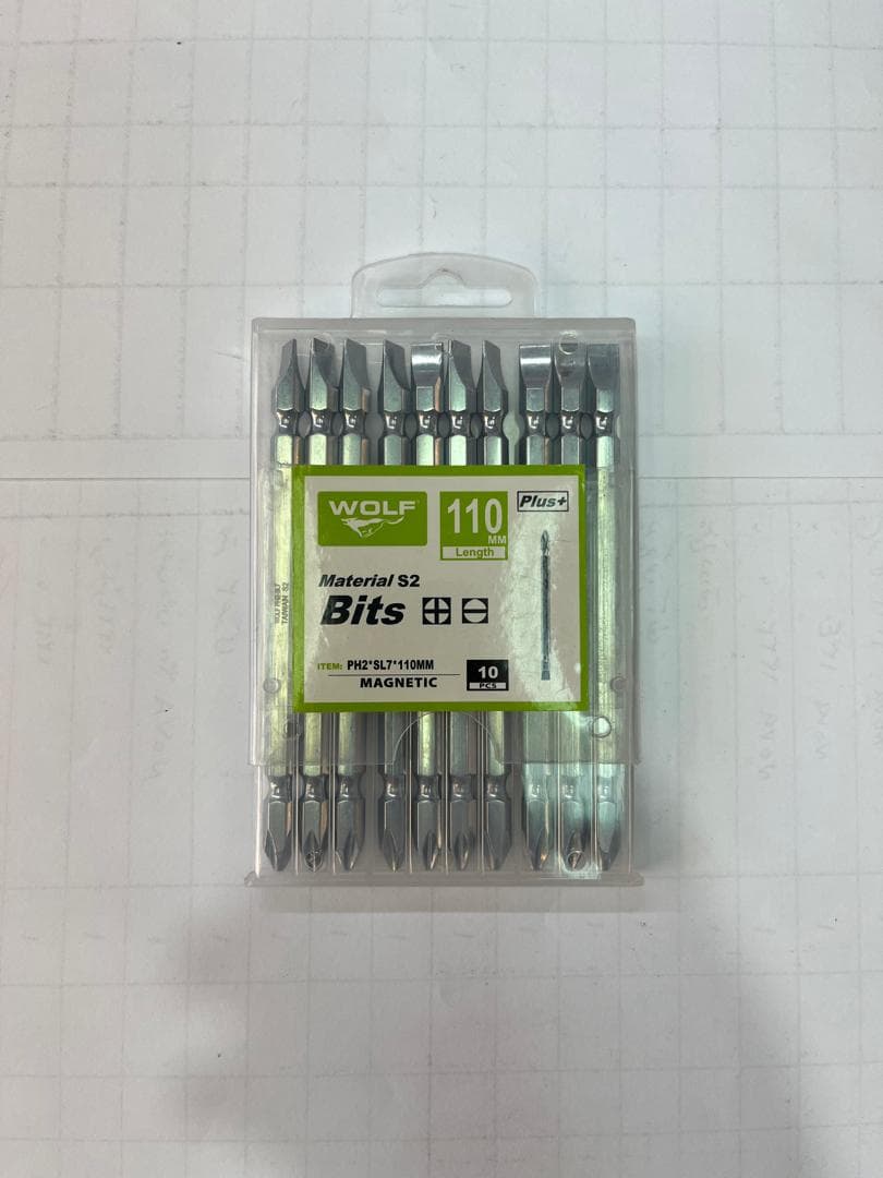 نوک پیچ گوشتی یکسر دوسو یکسر چهارسو 11 سانت WOLF PH2/SL7