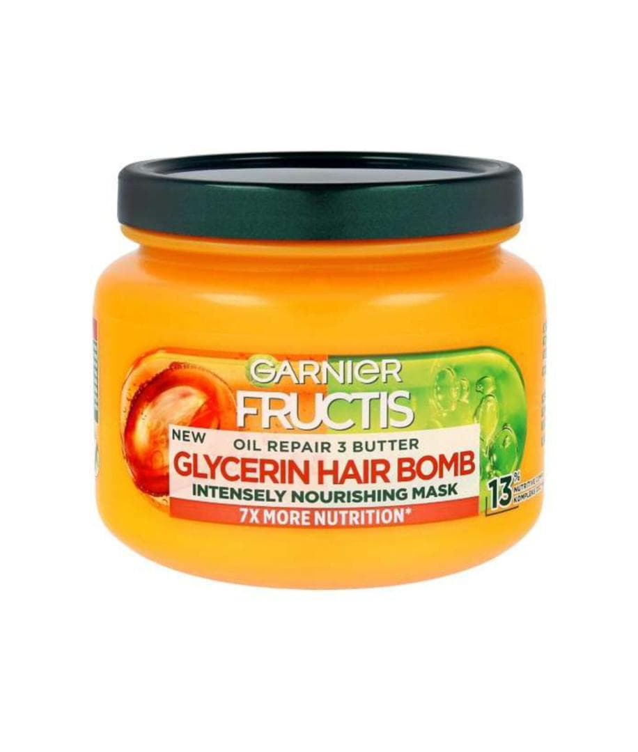 ماسک مو تغذیه کننده قوی گارنیر Garnier Glycerin Hair Bomb More Nutrition 320Ml