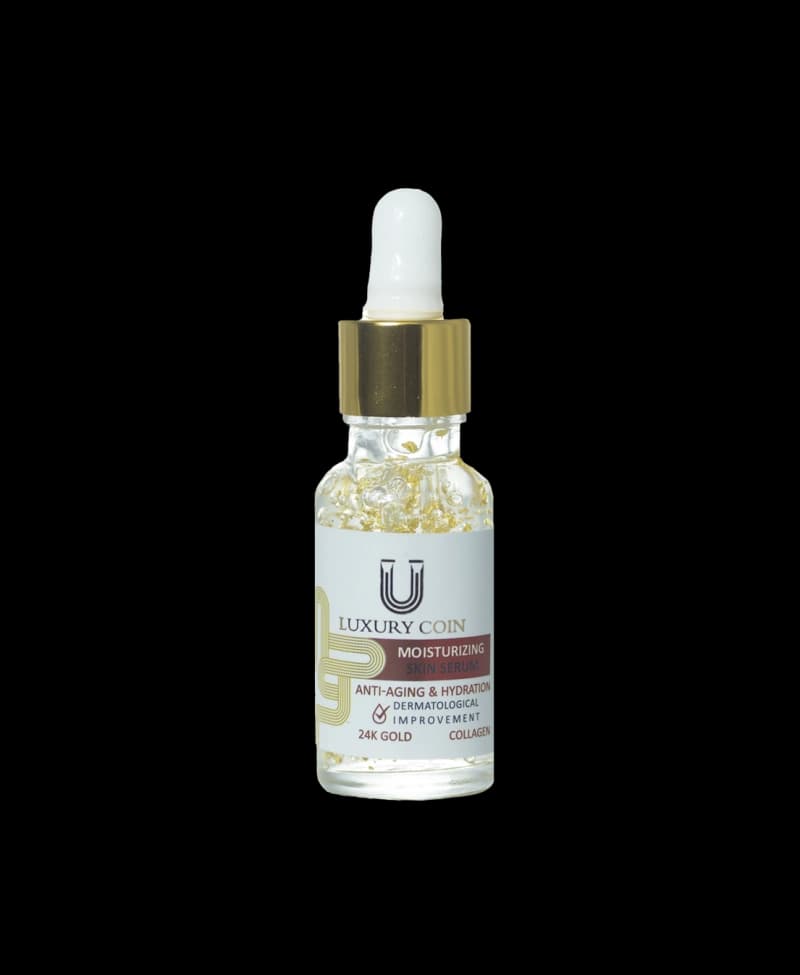 سرم مرطوب کننده لاکچری کوین(سرم طلا) 20mL