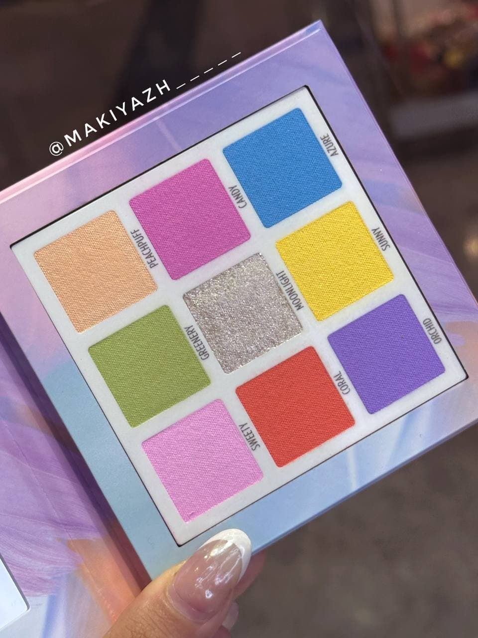 پالت سایه چشم مدل Miss Beauty رنگبندی colorpop گلدن رز — تصویر ۳