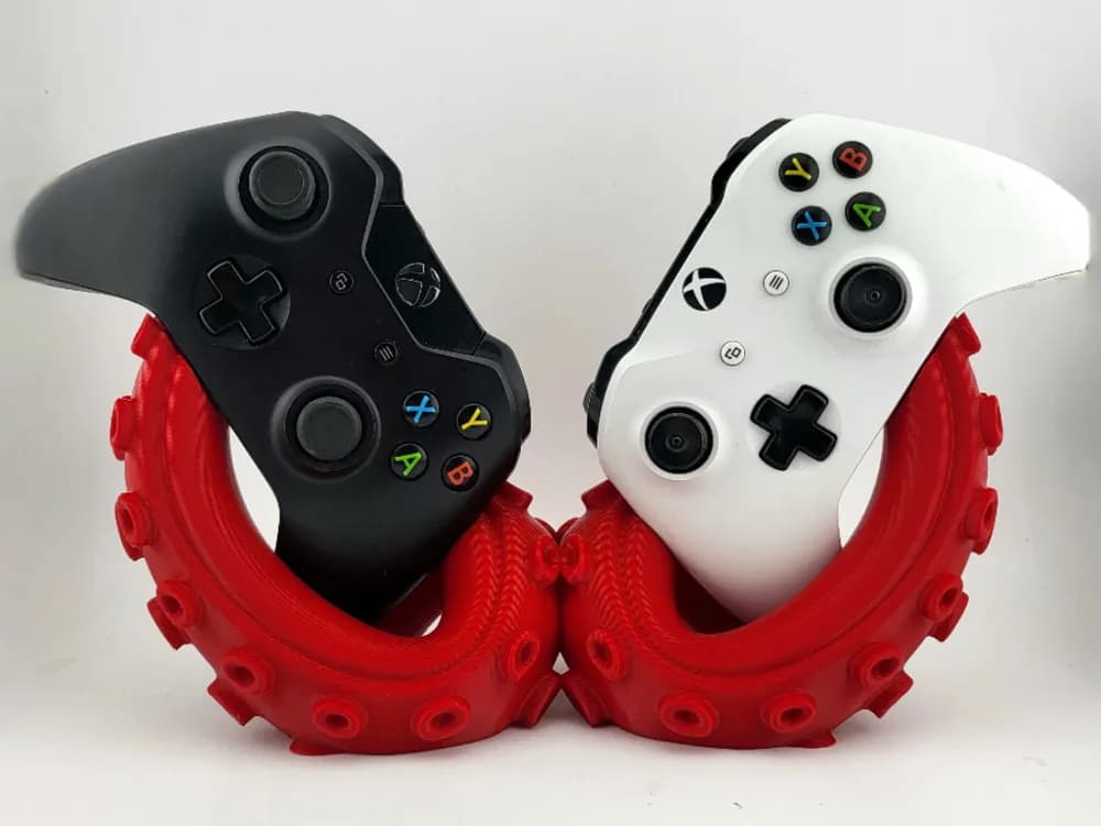 پایه نگهدارنده دسته بازی Xbox طرح شاخک اختاپوس (مناسب دو دسته)