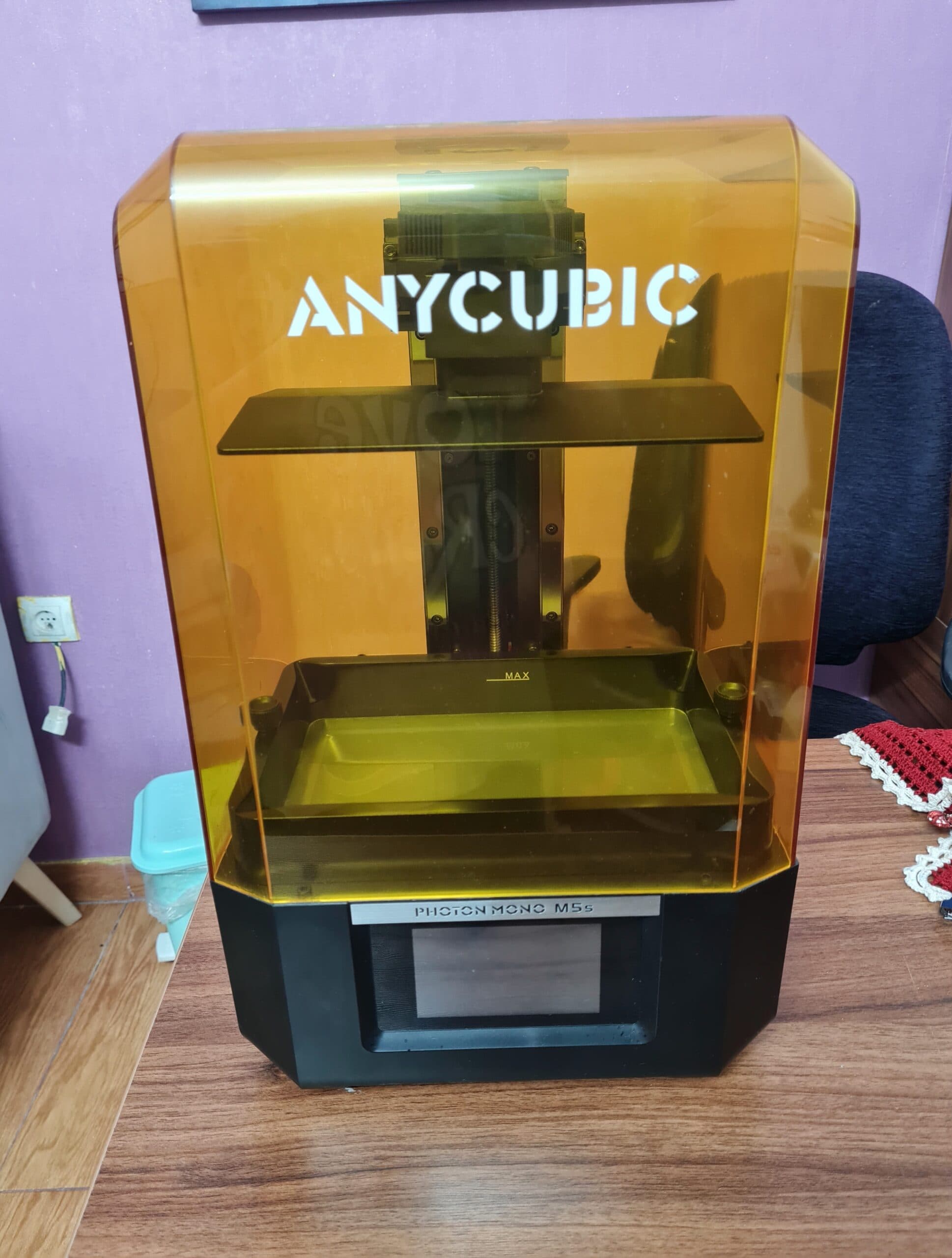 پرینتر سه بعدی رزینی Anycubic photon mono m5s 12k (کارکرده)