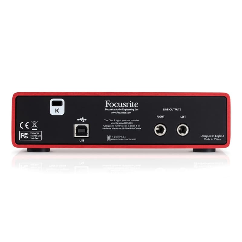 کارت صدا focusrite scarlett 2i2 g2 — تصویر ۳