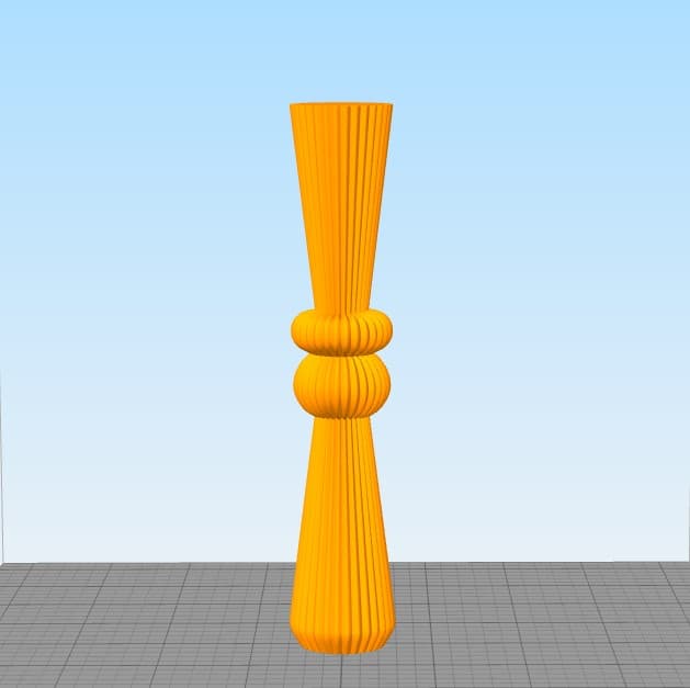 مدل سه بعدی شمع شیاردار کد05 (STL)