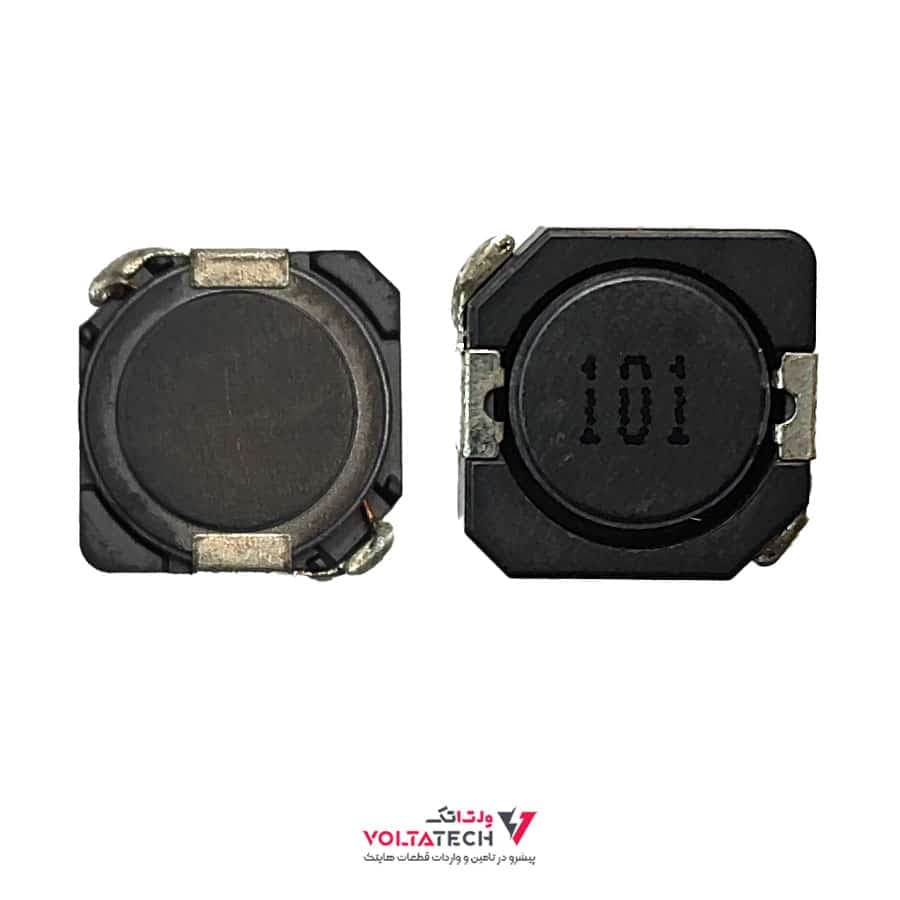 سلف 100 میکرو هانری SMD سایز 12*12 مدل 100UH CD127R