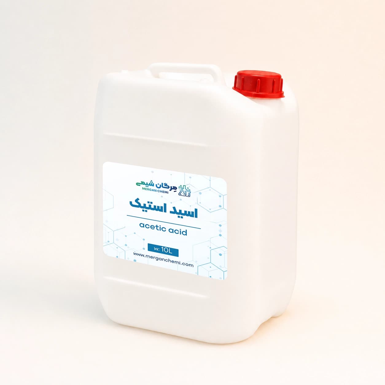 اسید استیک خوراکی 100 درصد 10 لیتری — تصویر ۲