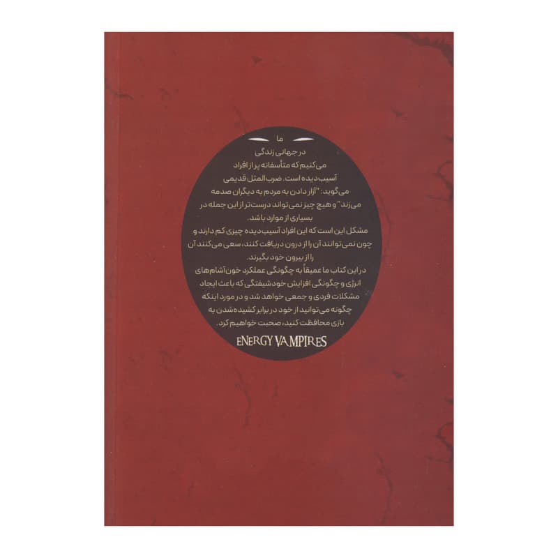 کتاب انرژی خوارها اثر تونی سایرز ترجمه زهرا طایفه علی حسینی انتشارات وهان — تصویر ۳