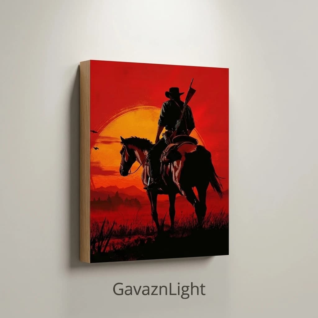 تابلو شاسی Red Dead Redemption — تصویر ۲