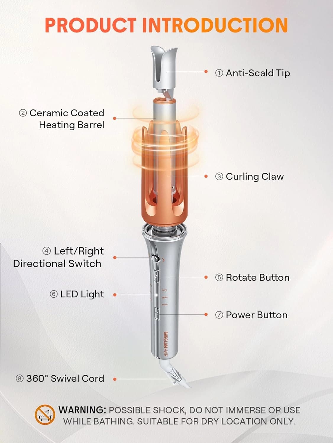 حالت دهنده مو شیگلم SHEGLAM HAIR CURLER 25ml — تصویر ۵