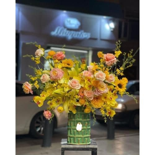 گلفروشی رز طلایی 10130 — تصویر ۲