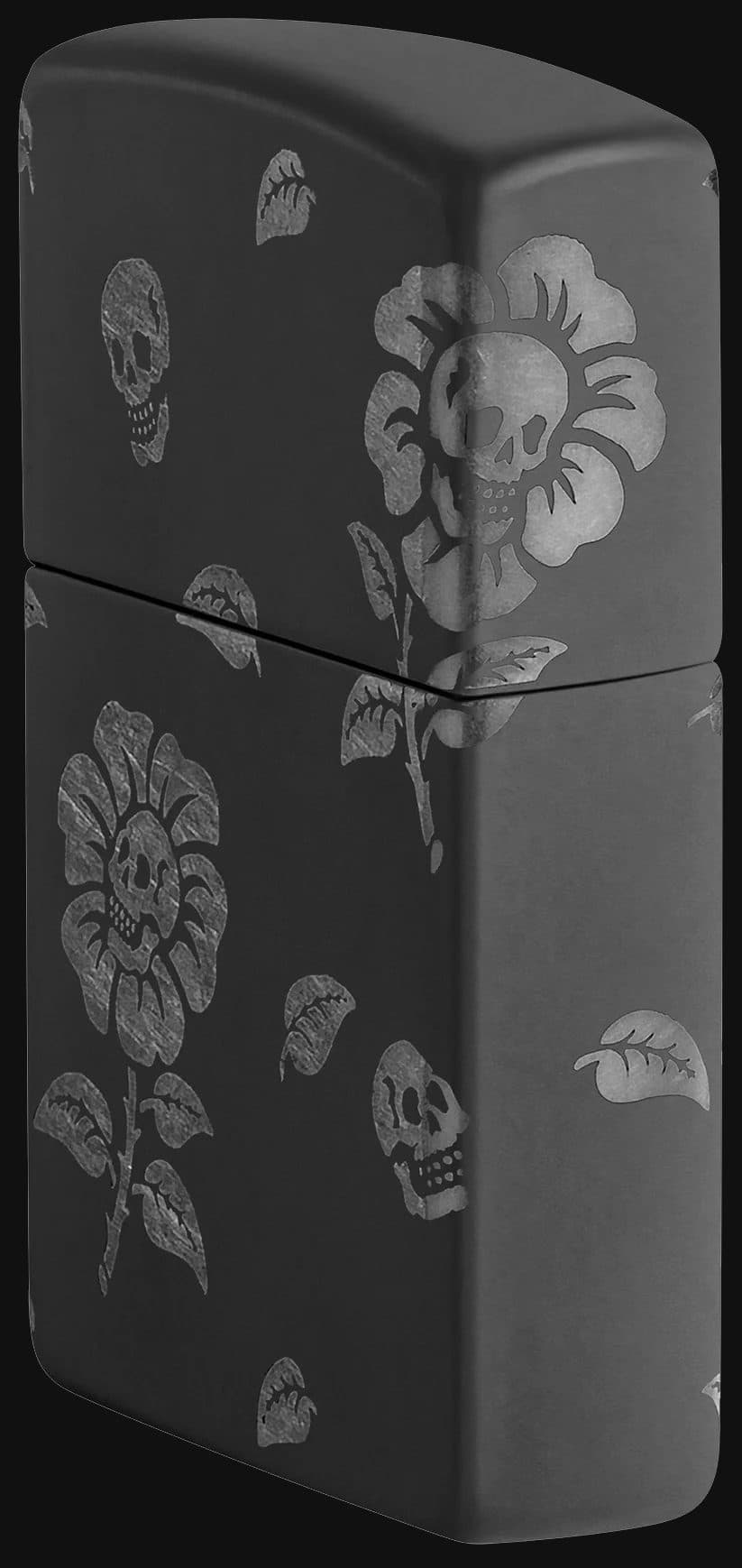 فندک زیپو مدل 48931 Flower Skulls — تصویر ۸