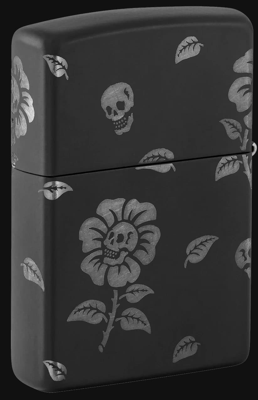 فندک زیپو مدل 48931 Flower Skulls — تصویر ۷