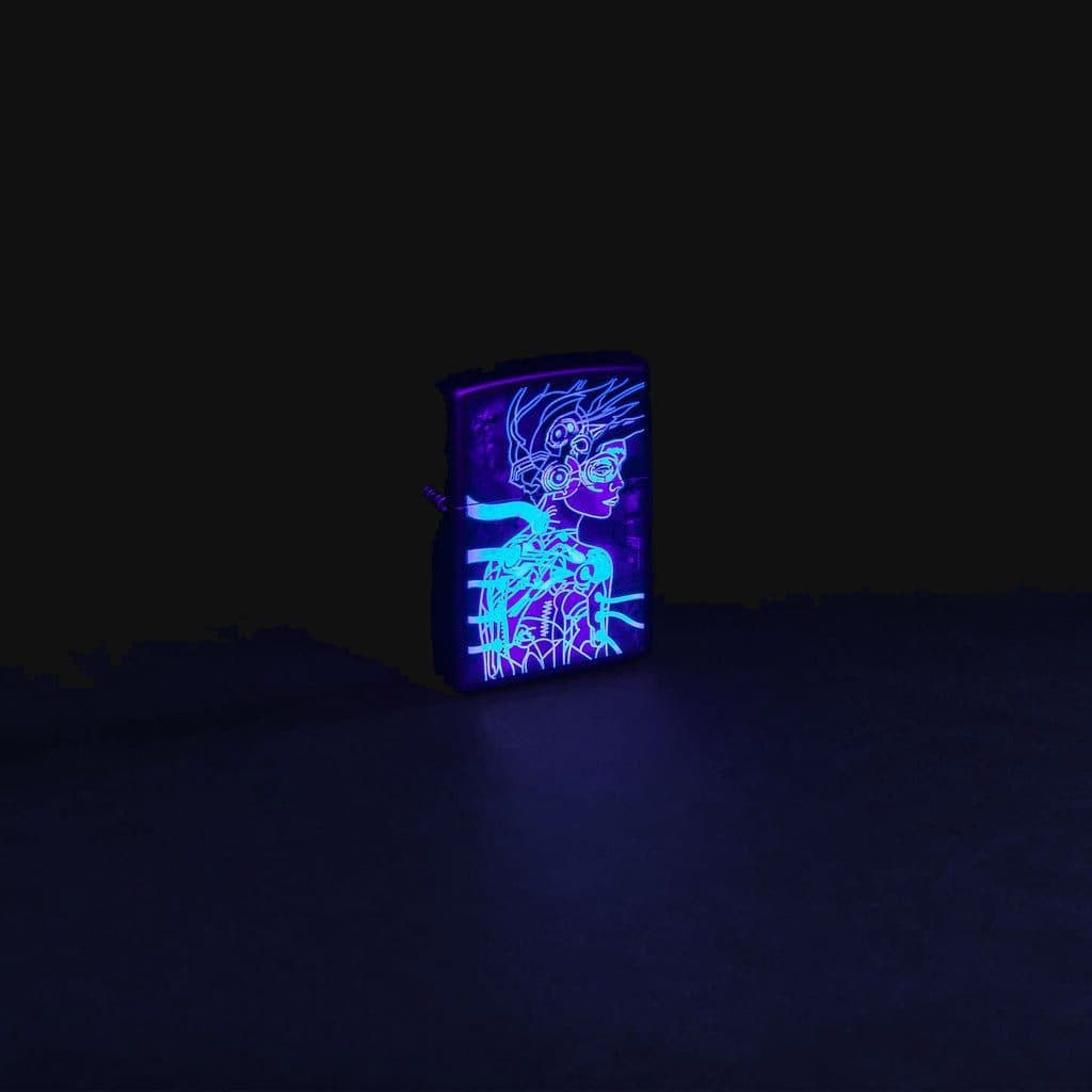 فندک زیپو مدل 48517 Cyber Woman Design — تصویر ۵