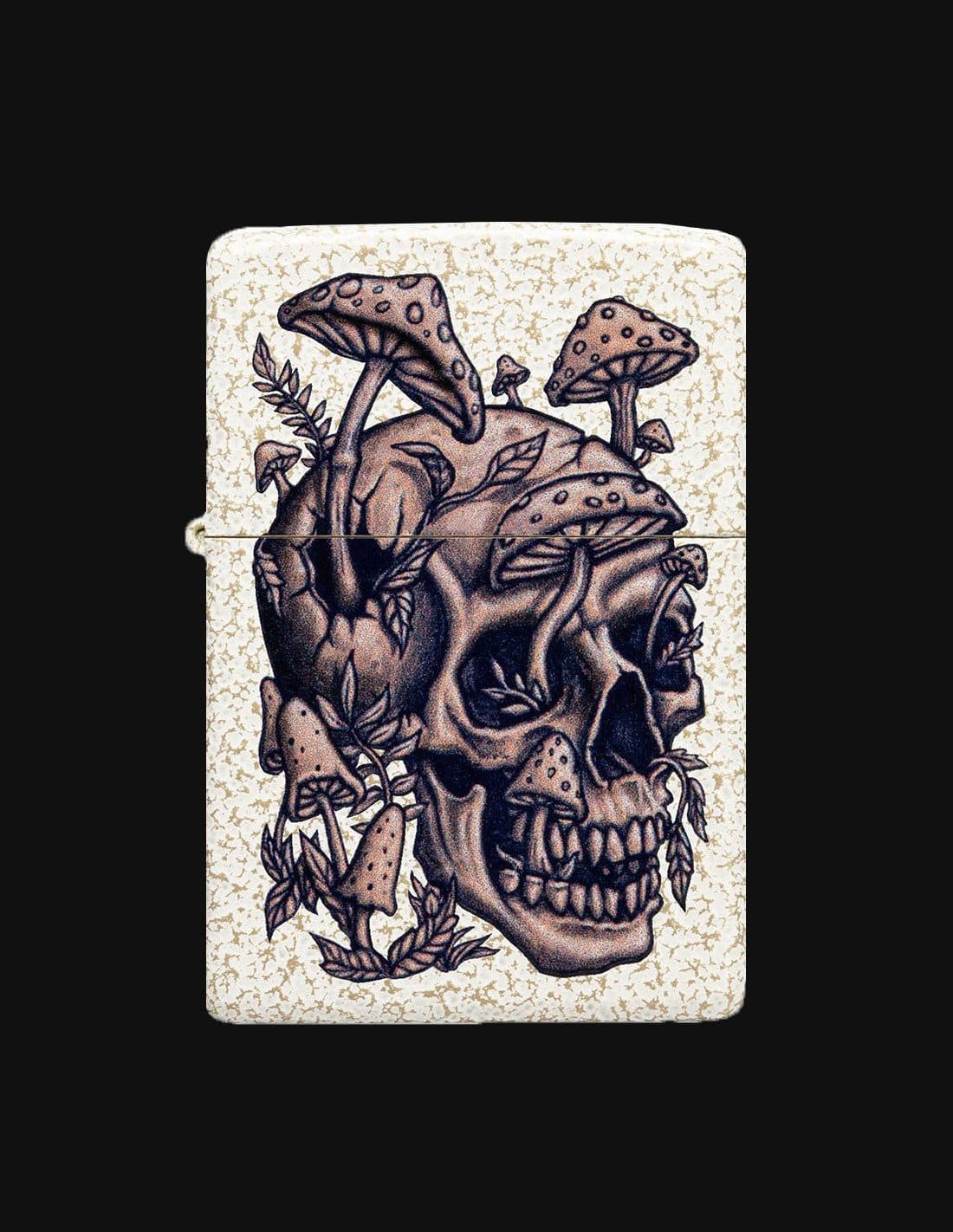 فندک زیپو مدل 49786 Skull MAshroom Design — تصویر ۳