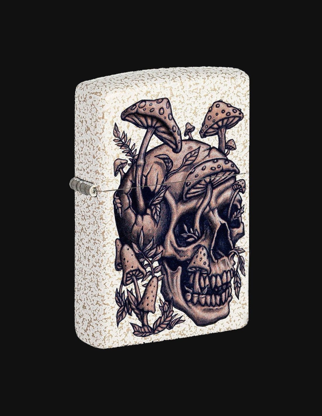 فندک زیپو مدل 49786 Skull MAshroom Design