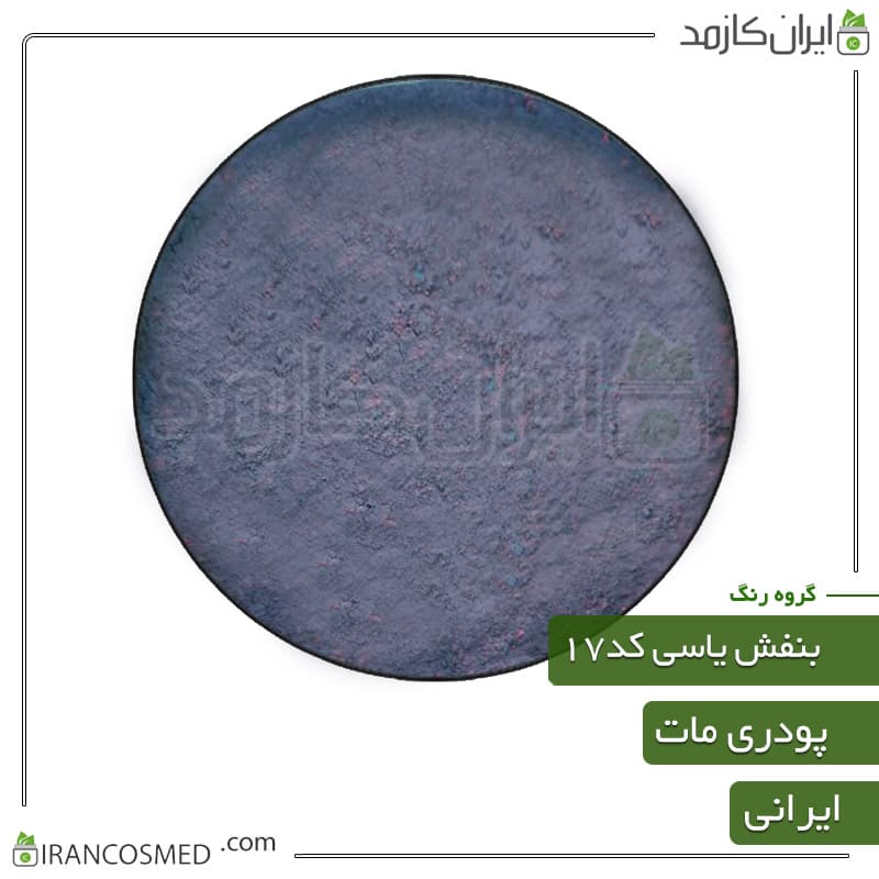 رنگ پودری مات بنفش یاسی کد-17