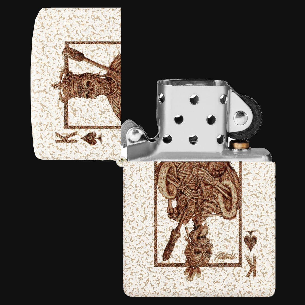 فندک زیپو مدل 48552 Skeleton Playing Card — تصویر ۵