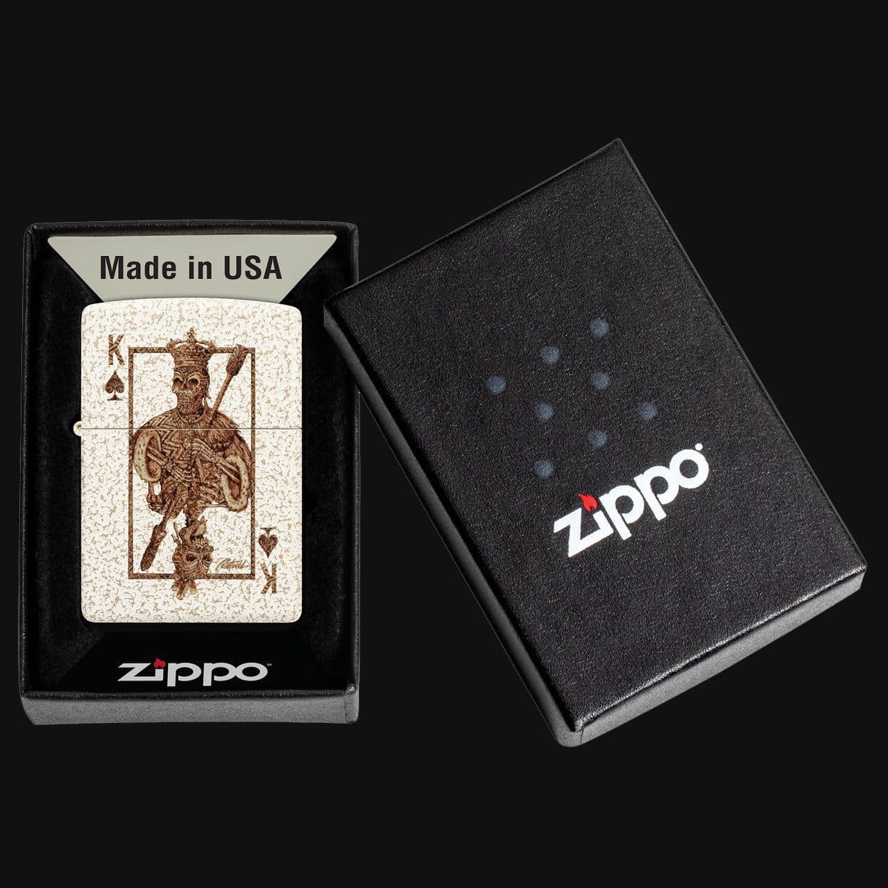 فندک زیپو مدل 48552 Skeleton Playing Card — تصویر ۷