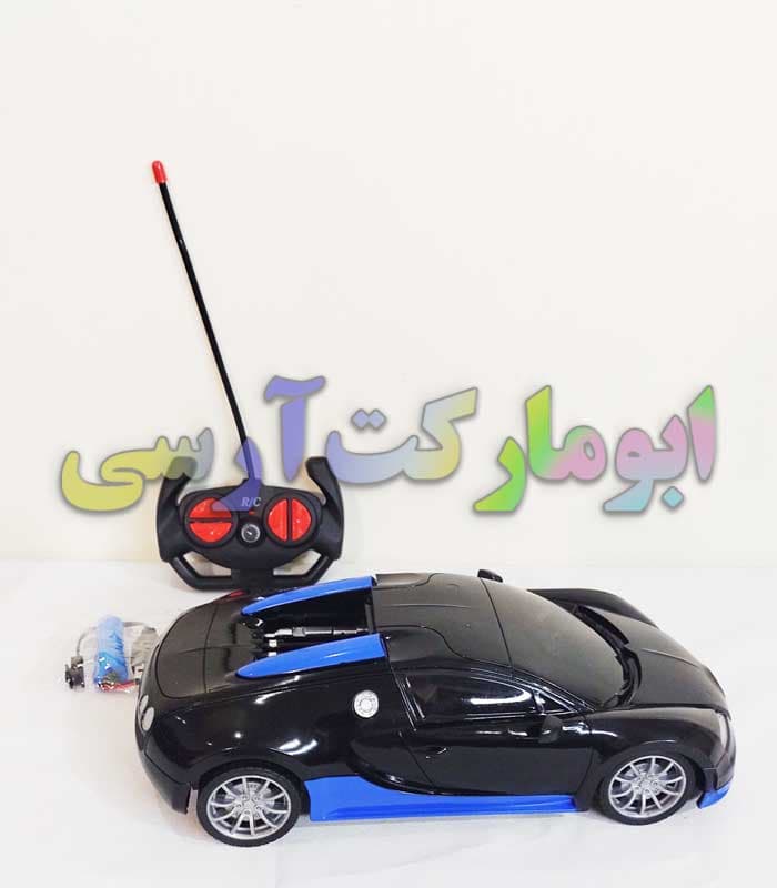 ماشین بوگاتی کنترلی سرعتی شارژی سایز متوسط 27 سانتی — تصویر ۹