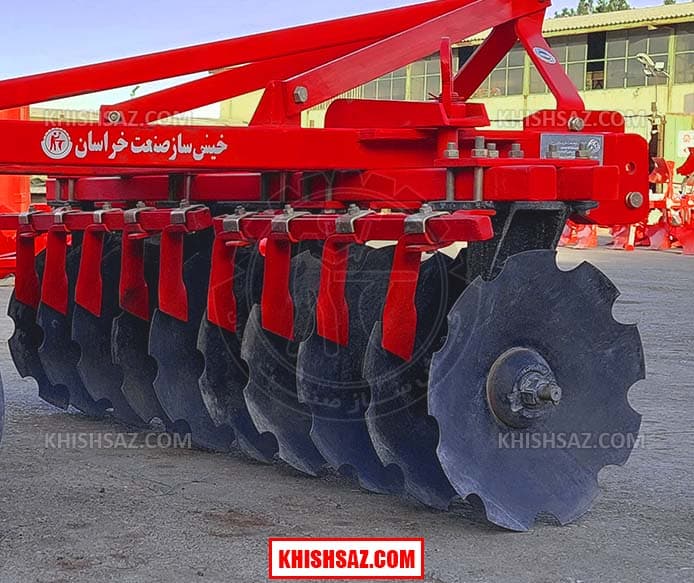 دیسک افست 20 پره سوار (بدون چرخ) سبک با پره 20 اینچ ترک و یاتاقان تک بلبرینگ — تصویر ۷