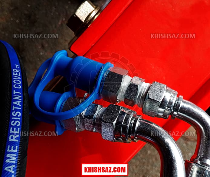 دیسک افست سبک 28 پره با پره 20 اینچ ترک با یاتاقان جفت بلبرینگ سبک و لاستیک 16 نو(میل دیسک 30 * 30 ) — تصویر ۵