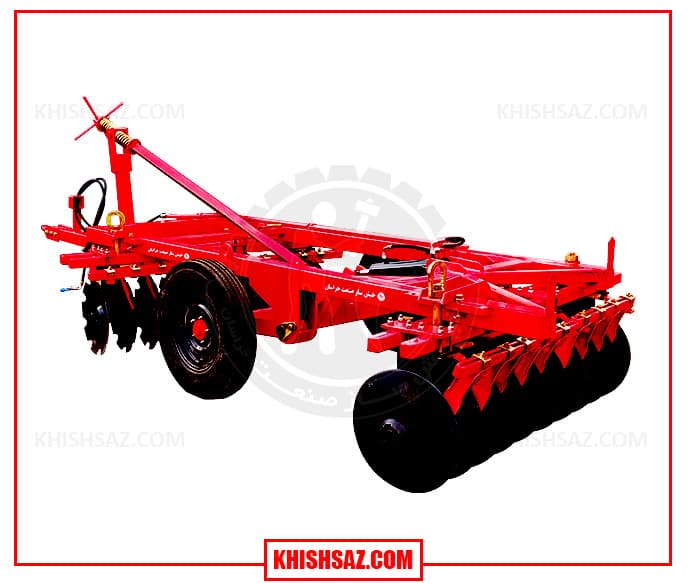 دیسک افست سبک 20 پره با پره 20 اینچ صادراتي با یاتاقان تک بلبرینگ سبک و لاستیک 16 نو(میل دیسک 30 * 30 ) — تصویر ۲