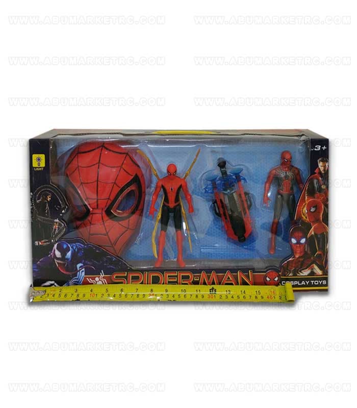 ست چهارتایی فیگور مچ بند مرد عنکبوتی spiderman