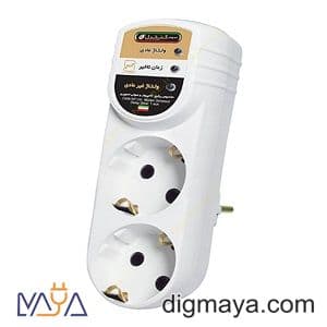 محافظ کامپیوتر دوشاخدار 2خانه ارتدار نمودارکنترل m126