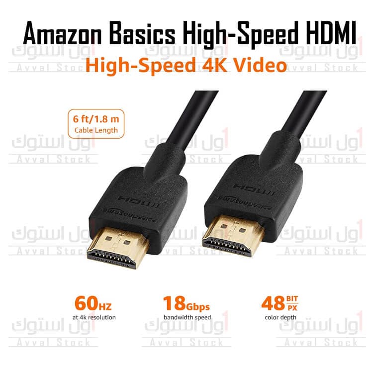 کابل اورجینال Amazon Basics High-Speed HDMI Cable