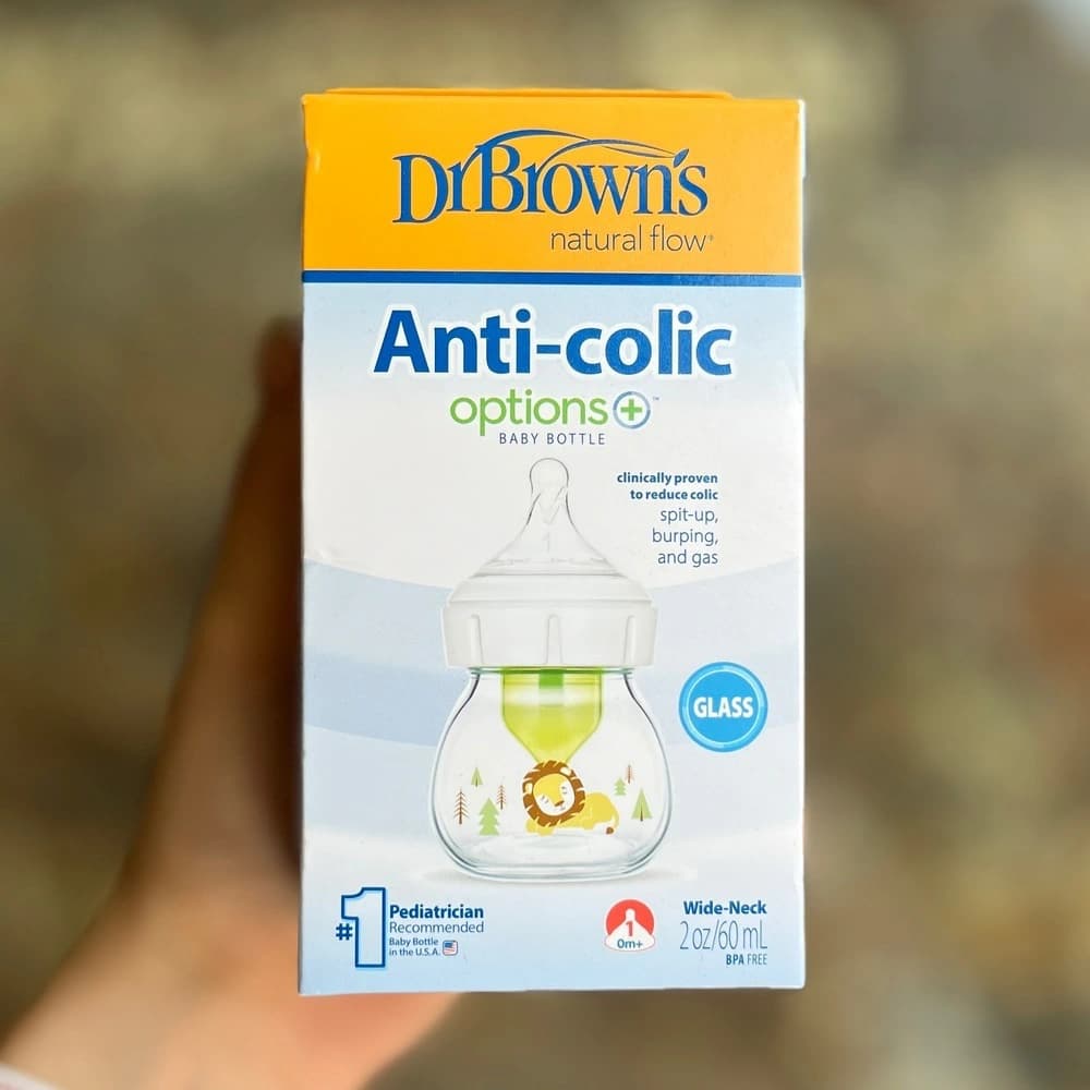 شیشه شیر پیرکس ۶۰ میل پهن دکتر براون Dr Brown’s طرح شیر — تصویر ۷