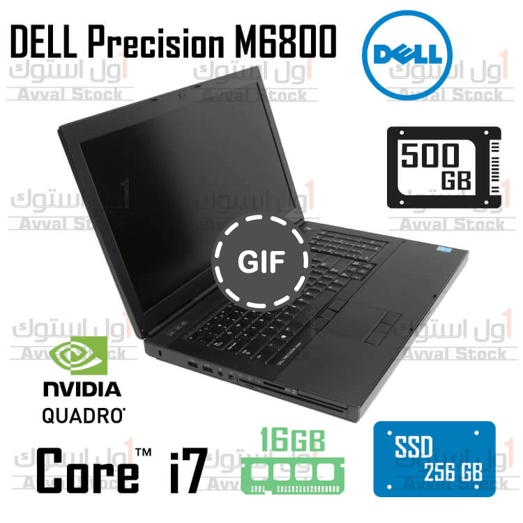 لپ تاپ استوک دل DELL Precision M6800 i7 4GB — تصویر ۲