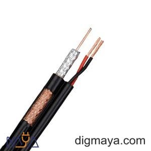 کابل RG59 ترکیبی وحدت برق و شیلد cca (درجه سه)