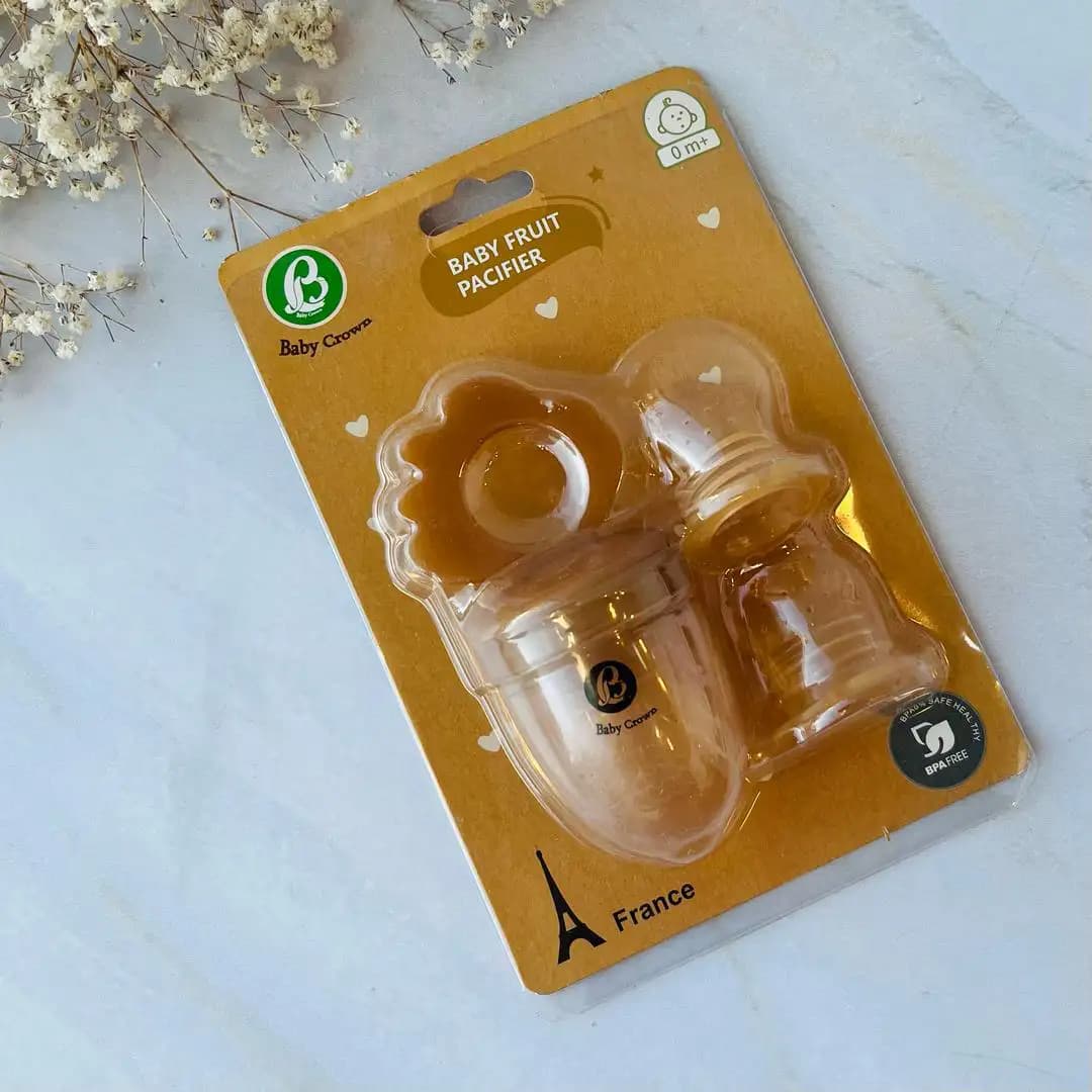 پستانک میوه خوری کودک با سَری اضافه بیبی کرون Baby Crown — تصویر ۳
