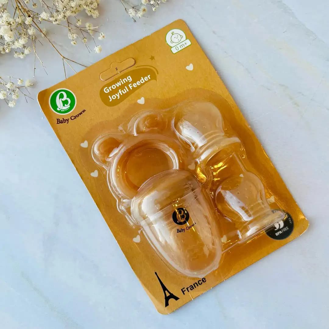 پستانک میوه خوری کودک با سَری اضافه بیبی کرون Baby Crown — تصویر ۲