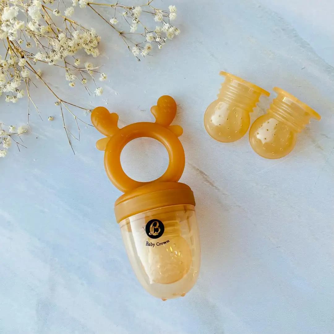 پستانک میوه خوری کودک با سَری اضافه بیبی کرون Baby Crown — تصویر ۶