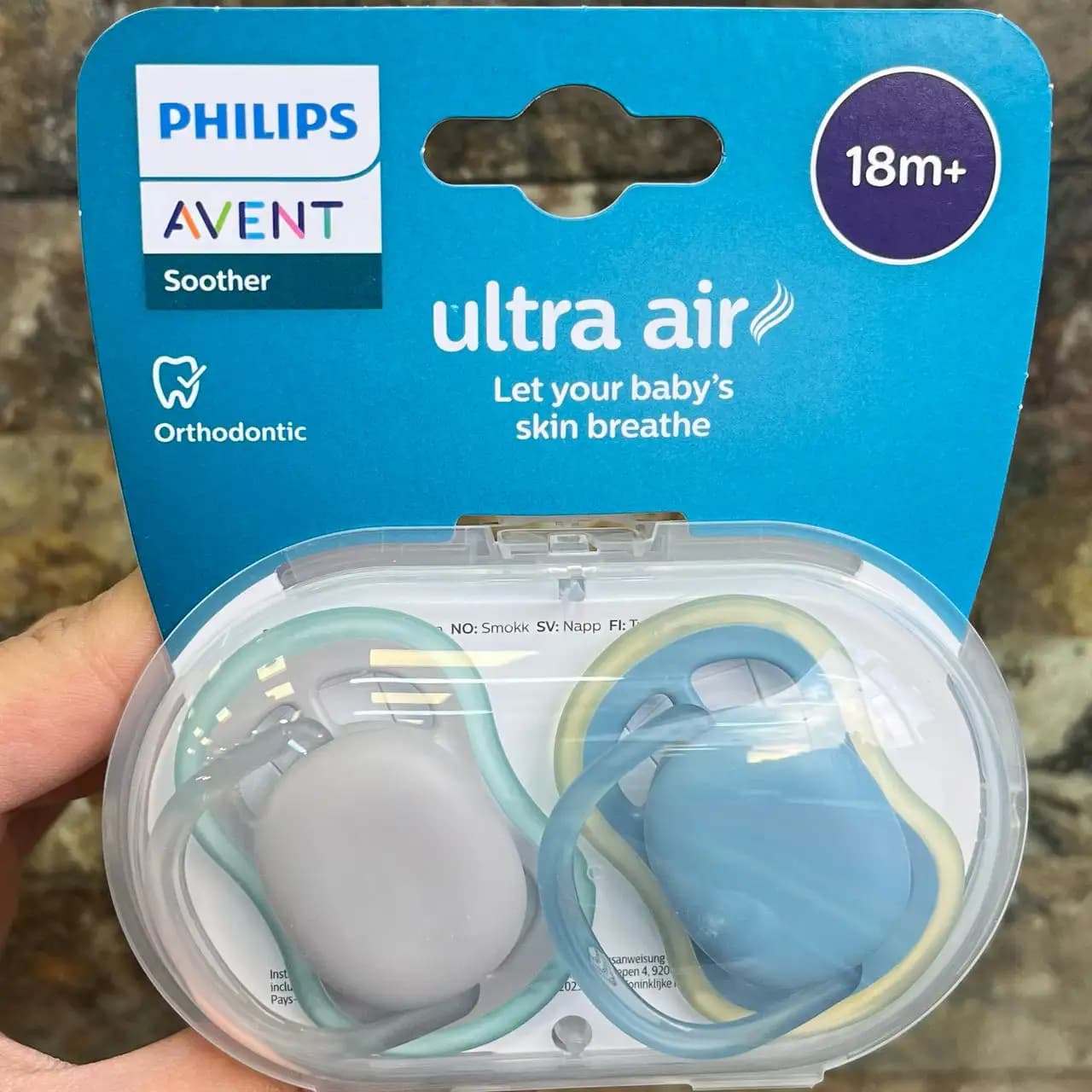 پستانک ۲ عددی +۱۸ ماه فیلیپس اونت Philips Avent ساده بالای ۱۸ ماه