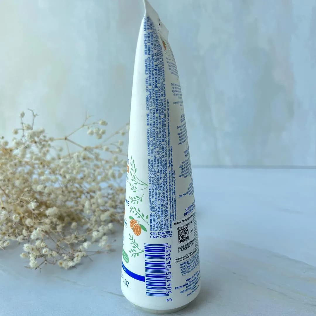 شامپو کرمی گره باز کن موستلا مخصوص موی فر و حالت دار Mustela — تصویر ۶