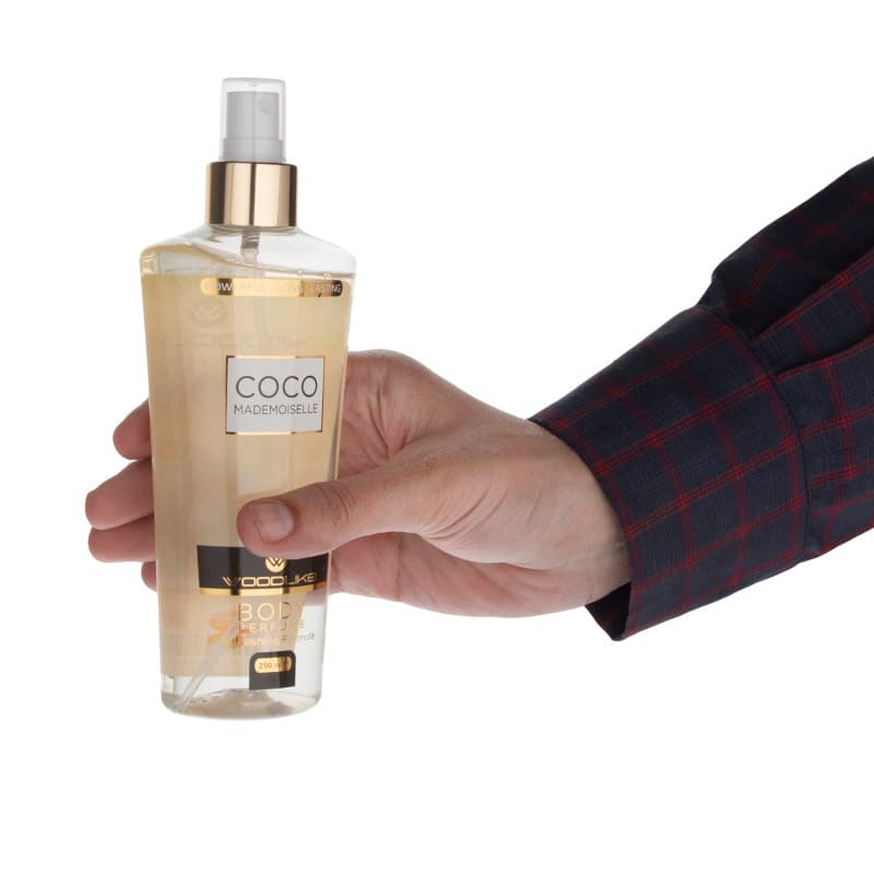 بادی اسپلش زنانه وودلایک مدل کوکو Coco حجم 250 میلی لیتر — تصویر ۲