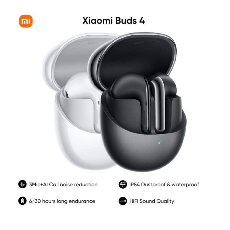 هندزفری بیسیم Xiaomi Buds4 M2224E1 (اصلی)+گارانتی 18 ماهه✅ — تصویر ۲
