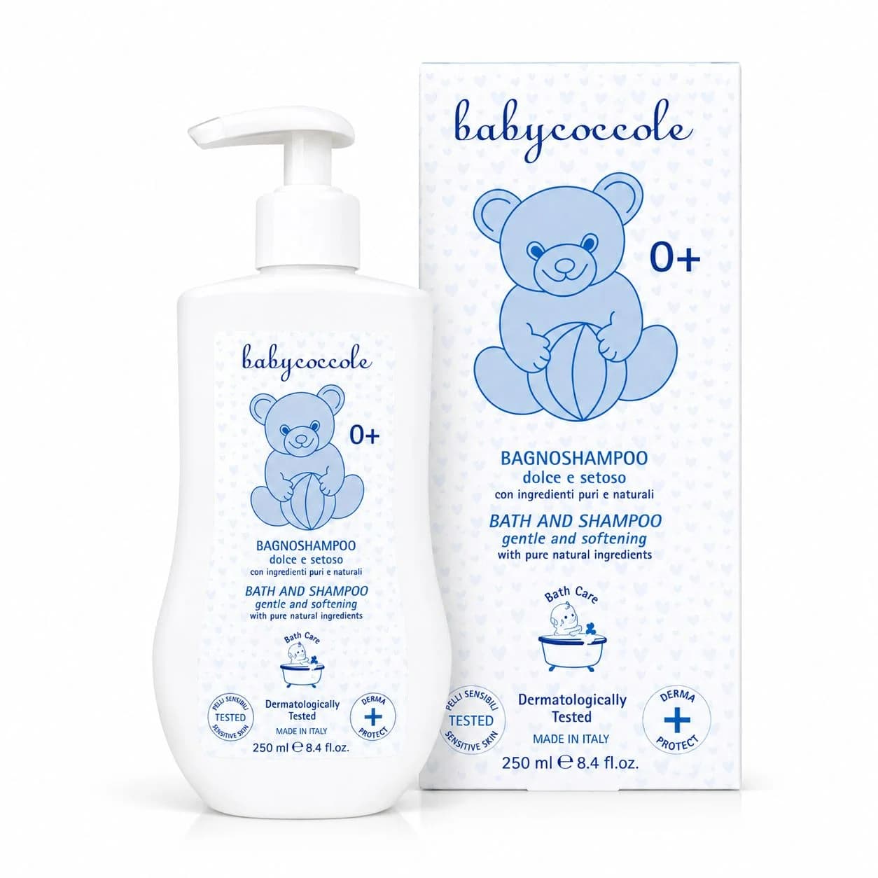 شامپو سر و بدن بیبی کوکول Baby Coccole حجم ۲۵۰ میل