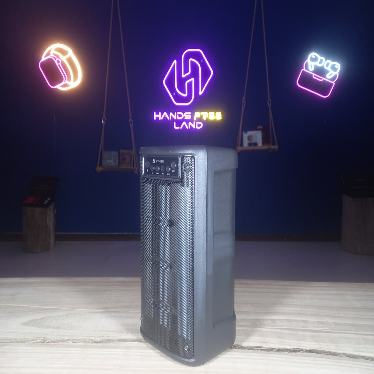 اسپیکر بلوتوثی RGB دار مدل KTS-1850 (اصلی) — تصویر ۹