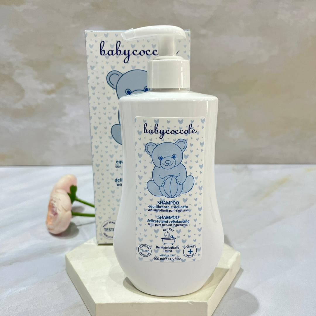 شامپو سر کودک بیبی کوکول ۴۰۰ میل Babycoccole ایتالیا — تصویر ۵