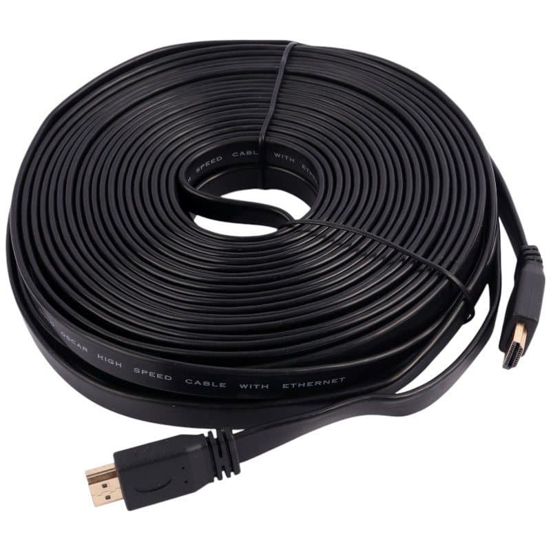 کابل اچ دی ام ای فلت 15 متری GOLD OSCAR HDMI — تصویر ۴