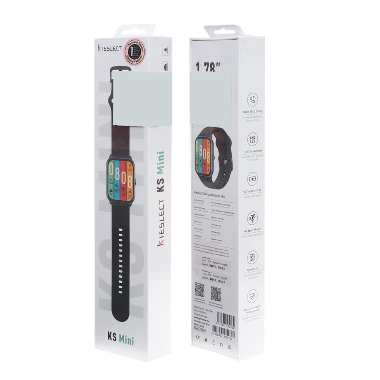 ساعت هوشمند KIESLECT KS MINI (اصلی)+گارانتی 18 ماهه✅ — تصویر ۸