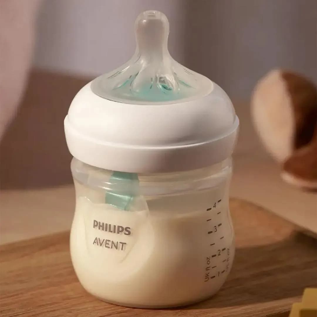 شیشه شیر سوپاپ دار فیلیپس اونت نچرال ریسپانس ۱۲۵ میل Avent — تصویر ۳