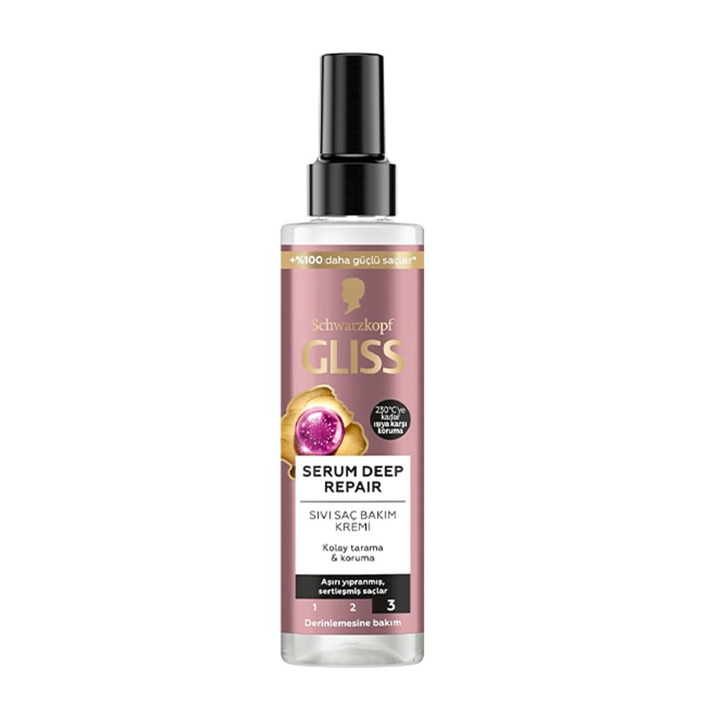 اسپری دوفاز گلیس مدل Serum Deep Repair ترمیم کننده مو 200 میلی لیتر