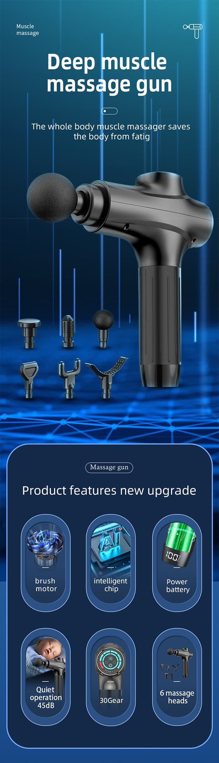 ماساژور تفنگی سایکل تیری مدل MGY6 — تصویر ۵