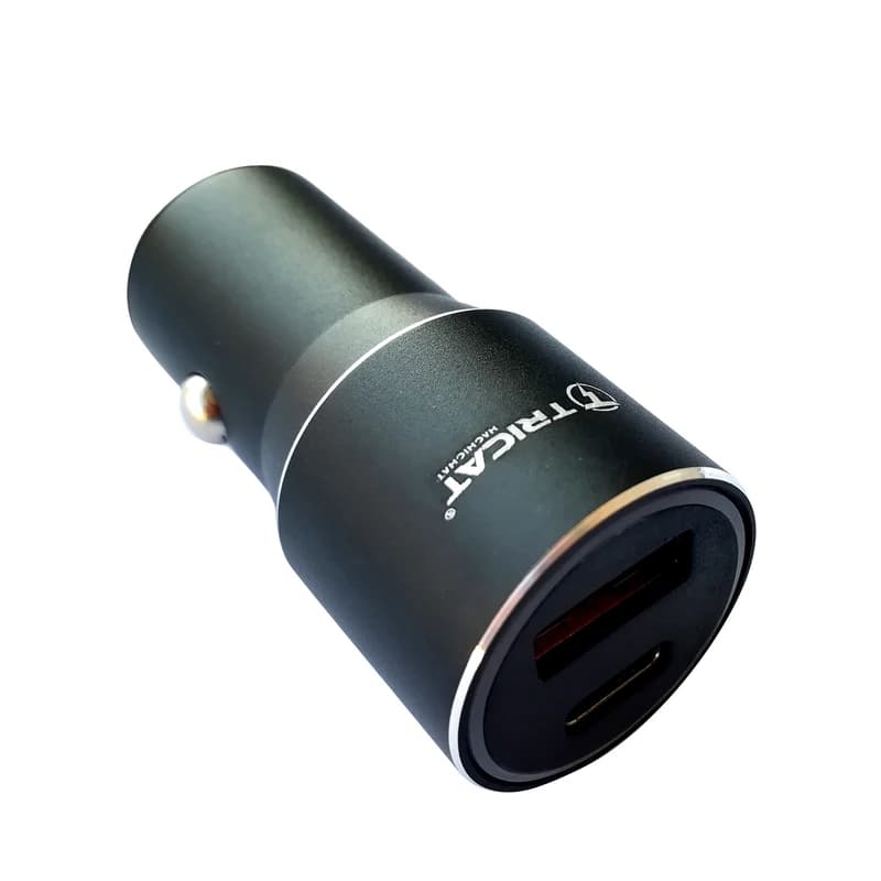 شارژر فندکی فست شارژ 38وات تریکت TRICAT TC-1003 — تصویر ۵