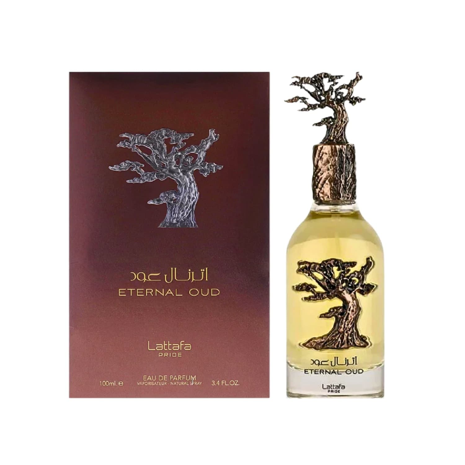 ادوپرفیوم مردانه اترنال عود ETERNAL OUD لطافه Lattafa حجم 100 میلی لیتر