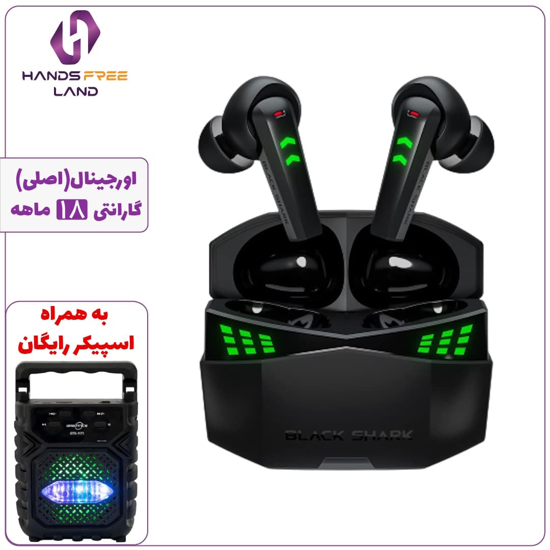 هندزفری بی سیم بلک شارک مدل Lucifer T6 (اصلی)+گارانتی 18 ماهه✅